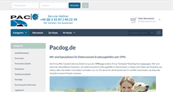 Desktop Screenshot of pacdog.de
